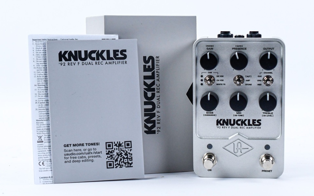 Universal Audio UAFX Knuckles '92 Rev F Dual Rec Amplifier | The